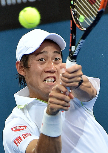 錦織がストレートで準々決勝進出、ブリスベーン国際