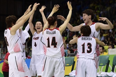 日本がブラジル下して連勝、渡嘉敷が23得点 バスケ女子