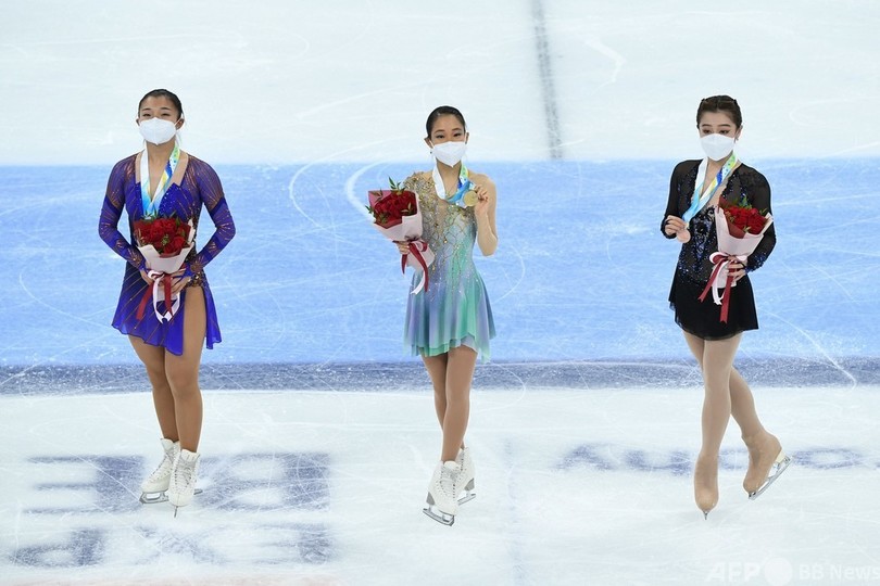 鍵山と三原が優勝 フィギュア、北京五輪テスト大会