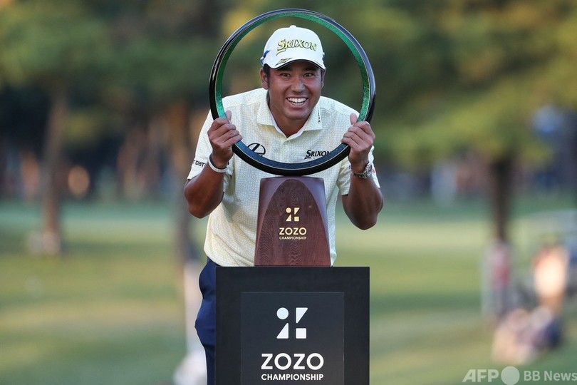 松山が母国Vで米7勝目、最後は圧巻イーグル締め ZOZO選手権