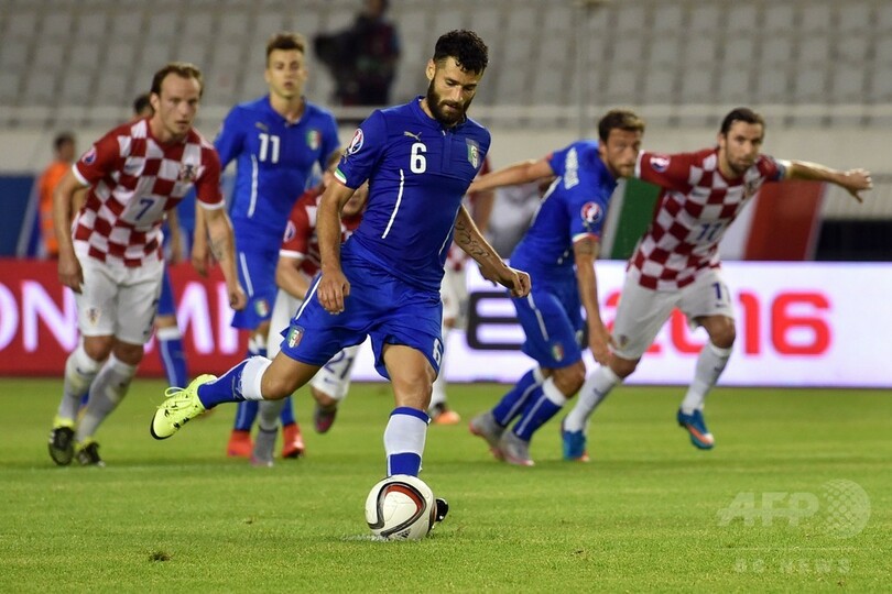 クロアチアとイタリアの無観客試合は1 1のドロー 欧州選手権予選 写真12枚 国際ニュース Afpbb News