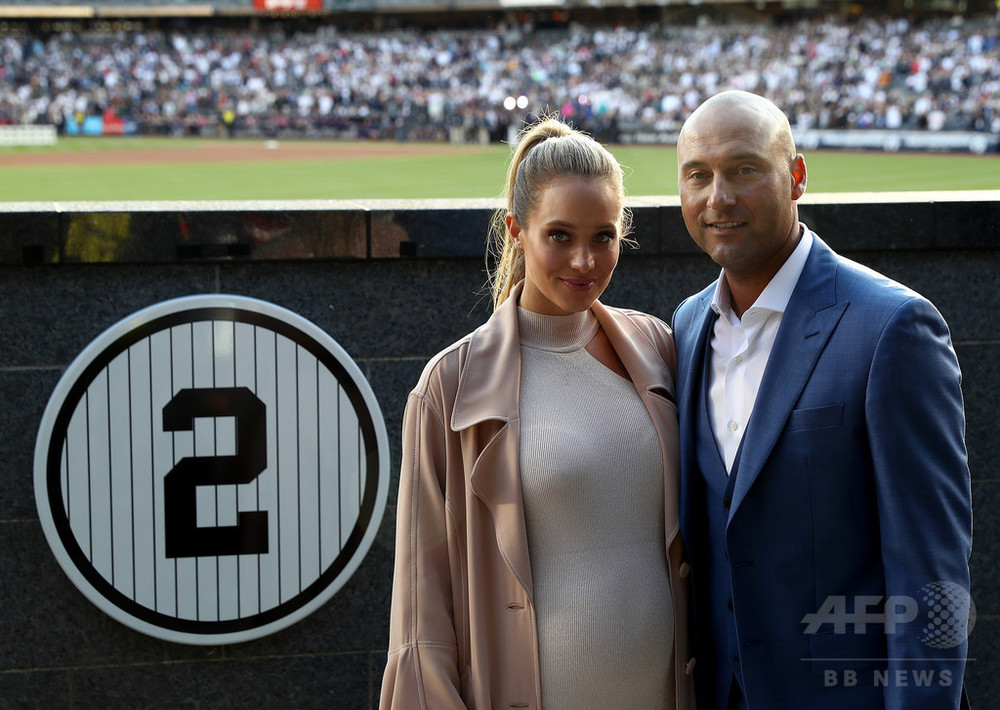 元ヤンキースのジーター氏、夫人との間に第1子誕生 写真1枚 国際