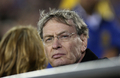 観戦に訪れたMLB機構コミッショナーのバド・セリグ（%%Bud Selig%%）氏。(c)AFP/Getty Images/Lisa Blumenfeld