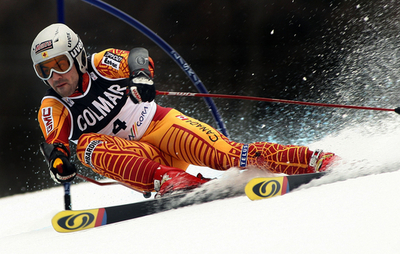 ＜06-07アルペンスキーW杯＞男子大回転・第6戦、ブーケ 1本目を終えて2番手につける - スロベニア