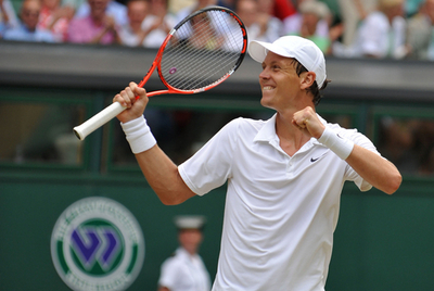 ベルディハ初の決勝進出、ジョコビッチを破る ウィンブルドン選手権