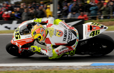 ロッシ オーストラリアGP・予選で2番グリッド獲得