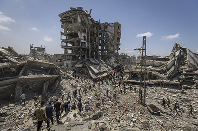 CGTN世論調査 イスラエルのガザ完全占領に「断固反対」