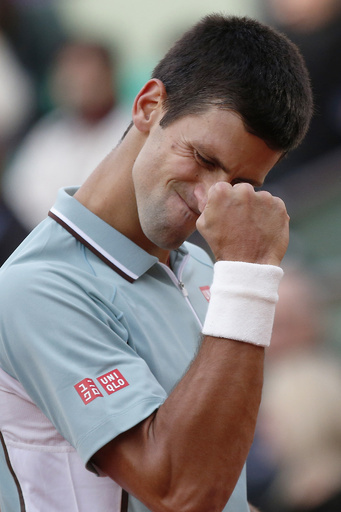 ジョコビッチ、冷静に初戦突破 全仏オープン