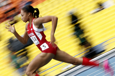 フェリックス、4度目の金に向け女子200m決勝進出 第14回世界陸上