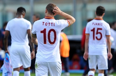 ローマがカターニアに敗戦、ユベントスの優勝が決まる