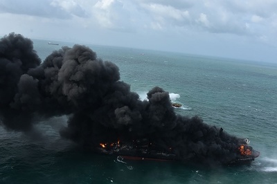 スリランカ沖でコンテナ船火災 化学物質積載、発生1週間も鎮火せず