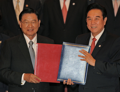 中国と台湾、経済協力枠組み協定を締結