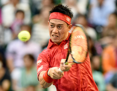 錦織が8強入り、復活デルポトロも初戦突破 スイス・インドア