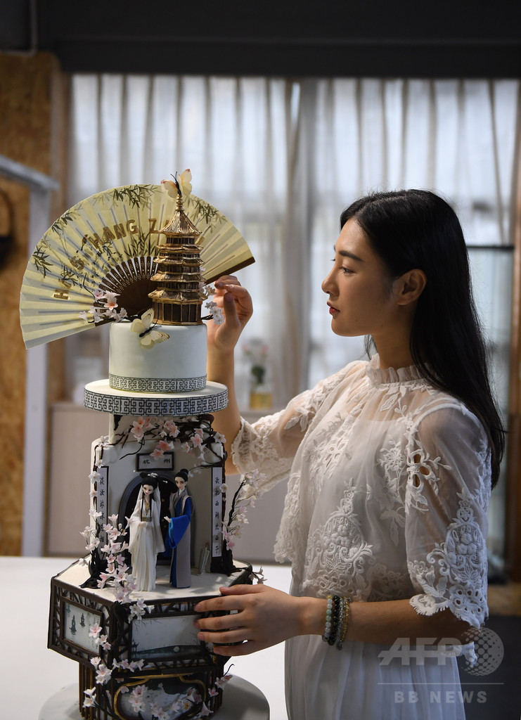 杭州の美をケーキに表現 女性パティシエ