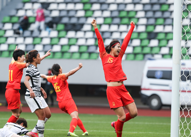 中国女子サッカー 東京五輪出場決定 サッカー女子五輪予選 写真10枚 国際ニュース Afpbb News