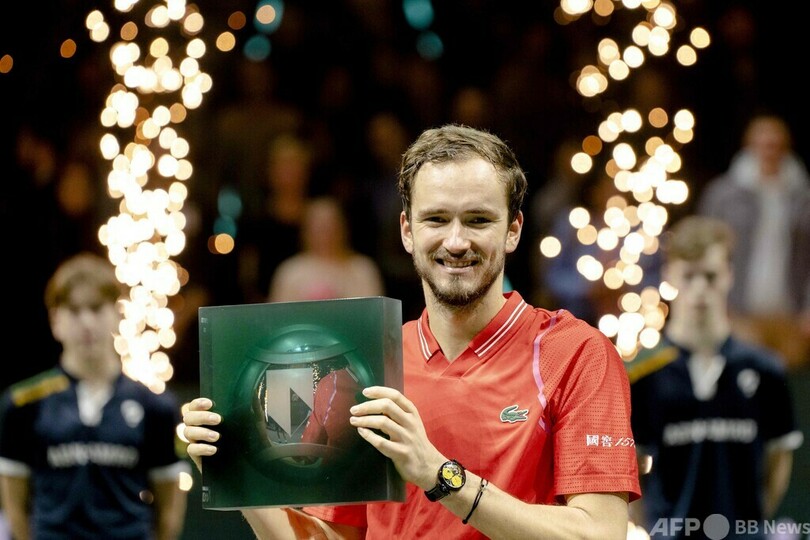 メドベージェフが通算16度目のツアーV、ABNアムロ 写真3枚 国際ニュース:AFPBB News