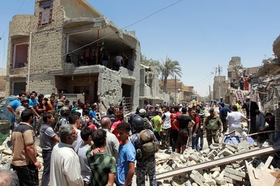 イラク戦闘機、バグダッドを誤爆 8人死亡