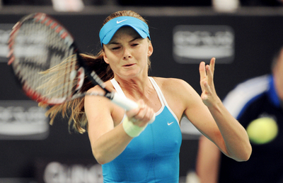 ハンチュコワ マカロバを下し2回戦へ、フランス・ガス・オープン