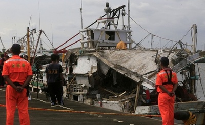 台湾ミサイル誤射、漁船を直撃 1人死亡