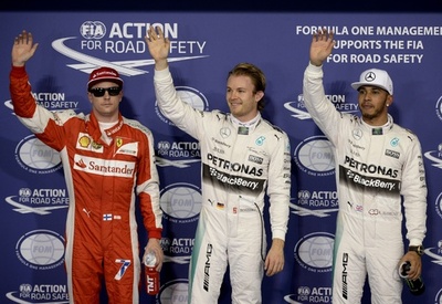 ロズベルグが6戦連続でポールポジション、アブダビGP