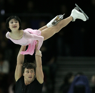 川口／スミルノフ組 08世界選手権・ペアで4位に