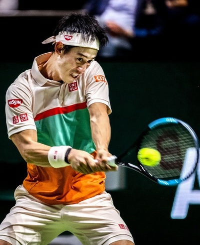 錦織、苦しみながらも逆転勝ち ABNアムロ初戦突破