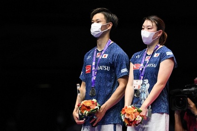 渡辺/東野組が混合複で準優勝、バド世界選手権