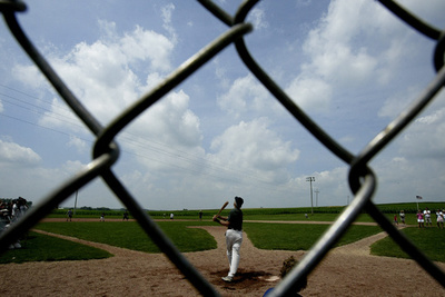 大リーガーが映画再現 『フィールド・オブ・ドリームス』で試合開催