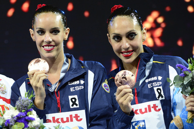 ロシア組がデュエットFR制す、第15回世界水泳