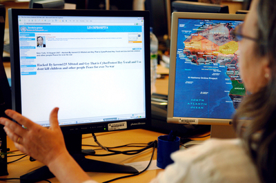 国連ウェブサイトのハッキングは「単なるいたずら」　事務総長スポークスマン