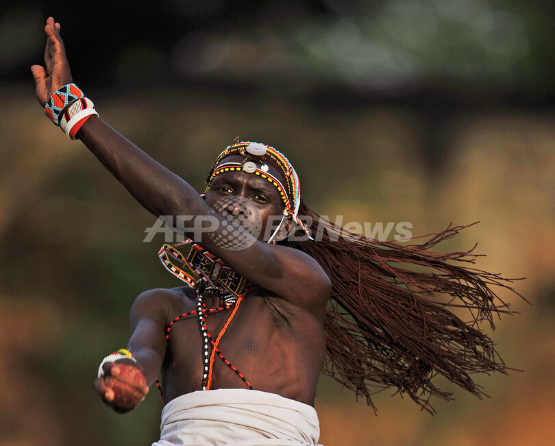 マサイ人戦士のクリケット・チーム、ケニア