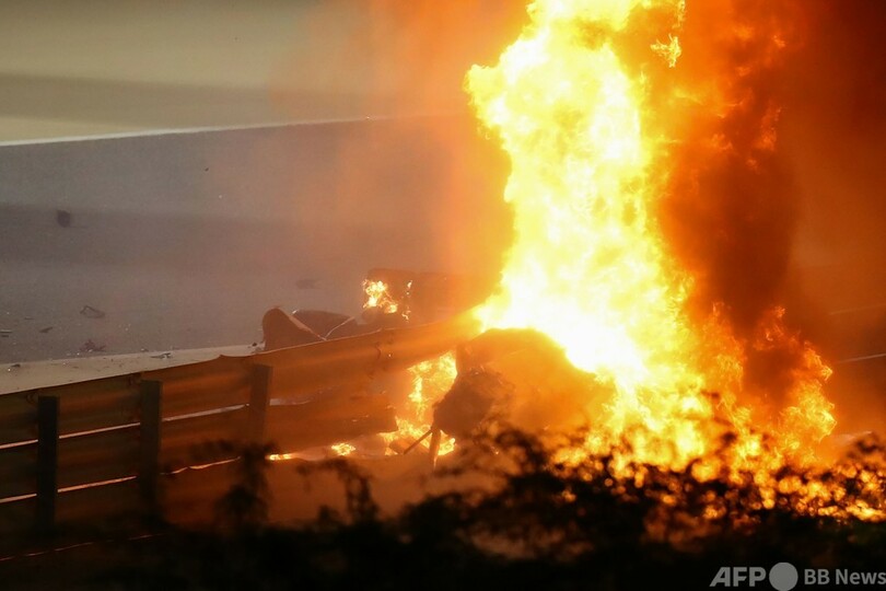 大クラッシュのグロージャン、次戦は欠場 ハース発表