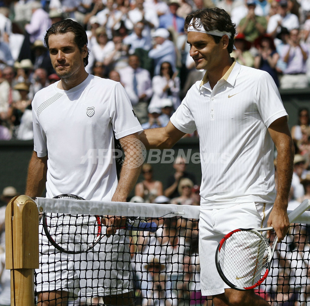 フェデラーが7年連続決勝進出、ウィンブルドン選手権 写真30枚