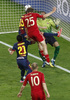サッカー欧州チャンピオンズリーグ（UEFA Champions League 2012-13）は1日、準決勝第2戦が行われ、バイエルン・ミュンヘン（Bayern Munich）が3-0でFCバルセロナ（FC Barcelona）に勝利し、2試合合計スコア7-0で4年間で3度目となる決勝に進出した。

後半31分にチーム3得点目を挙げるバイエルン・ミュンヘンのトーマス・ミュラー（Thomas Muller、2013年5月1日撮影）。(c)AFP/QUIQUE GARCIA