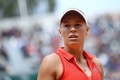 全仏オープンテニス、女子シングルス準々決勝。試合に臨むキャロライン・ウォズニアッキ（2017年6月6日撮影）。(c)AFP/CHRISTOPHE SIMON