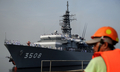 海上自衛隊の練習艦「かしま（JS Kashima）」、「しまゆき（JS Shimayuki）」、護衛艦「まつゆき（JS Matsuyuki）」の3隻が29日、フィリピンのマニラ（Manila）に親善訪問のため寄港した。親善訪問は29日から6月1日までの予定。

写真はマニラに到着した「かしま」（2012年5月29日撮影）。(c)AFP/NOEL CELIS