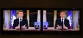 フランス首都パリにある大統領府で行われたエマニュエル・マクロン大統領のテレビ演説（2018年12月10日撮影）。(c)LUDOVIC MARIN / AFP