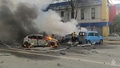 砲撃を受けたロシア西部ベルゴロド。ロシア非常事態省の動画より（2023年12月30日取得）。(c)AFP PHOTO / Russian Emergencies Ministry / handout