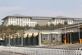 新築されたトルコ・アンカラ郊外の大統領公邸（2014年10月29日撮影）。(c)AFP/ADEM ALTAN