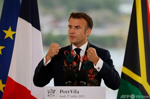 太平洋での「新たな帝国主義」非難 マクロン仏大統領 写真15枚 国際