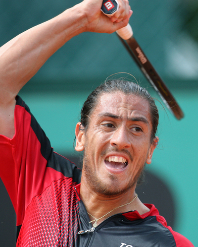 カニャス 全仏初戦でオディスニクに敗れる