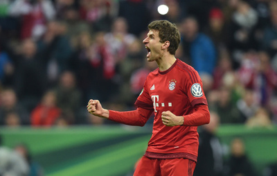 バイエルン、ミュラーの2得点で決勝進出 ドイツ杯