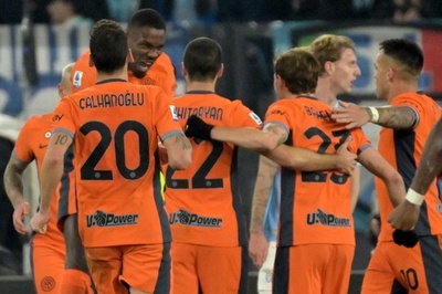 インテルがラツィオに快勝 2位ユーベと勝ち点4差に