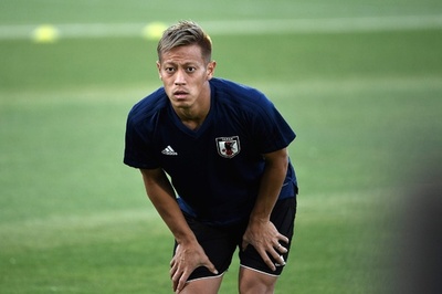 日本代表、決戦の地ロストフナドヌーで最終調整 2日にベルギー戦