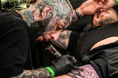 タトゥー見本市「エキスポタトゥー」開幕 コロンビア