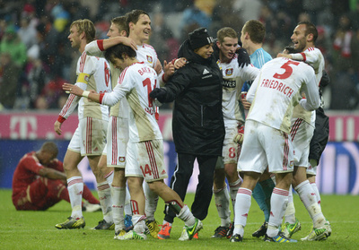 レバークーゼン、バイエルンの開幕連勝記録を8で止める