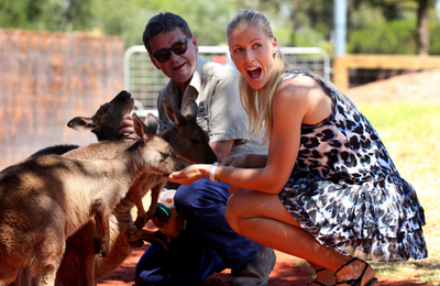 デメンティエワが動物園を訪問、全豪オープン