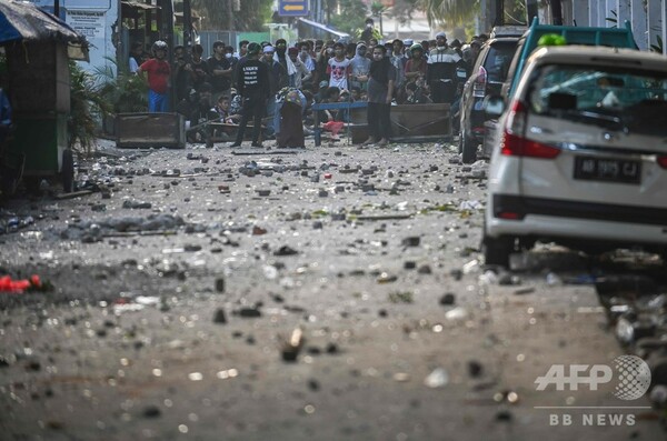 大統領再選への抗議デモで6人死亡 インドネシア首都