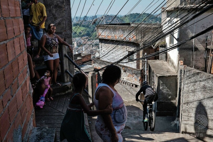 リオの貧困地区がマウンテンバイクのサーキットに