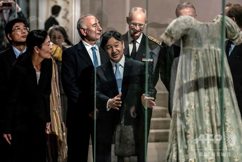 訪仏中の皇太子さま、リヨンで織物博物館と補習授業校を視察